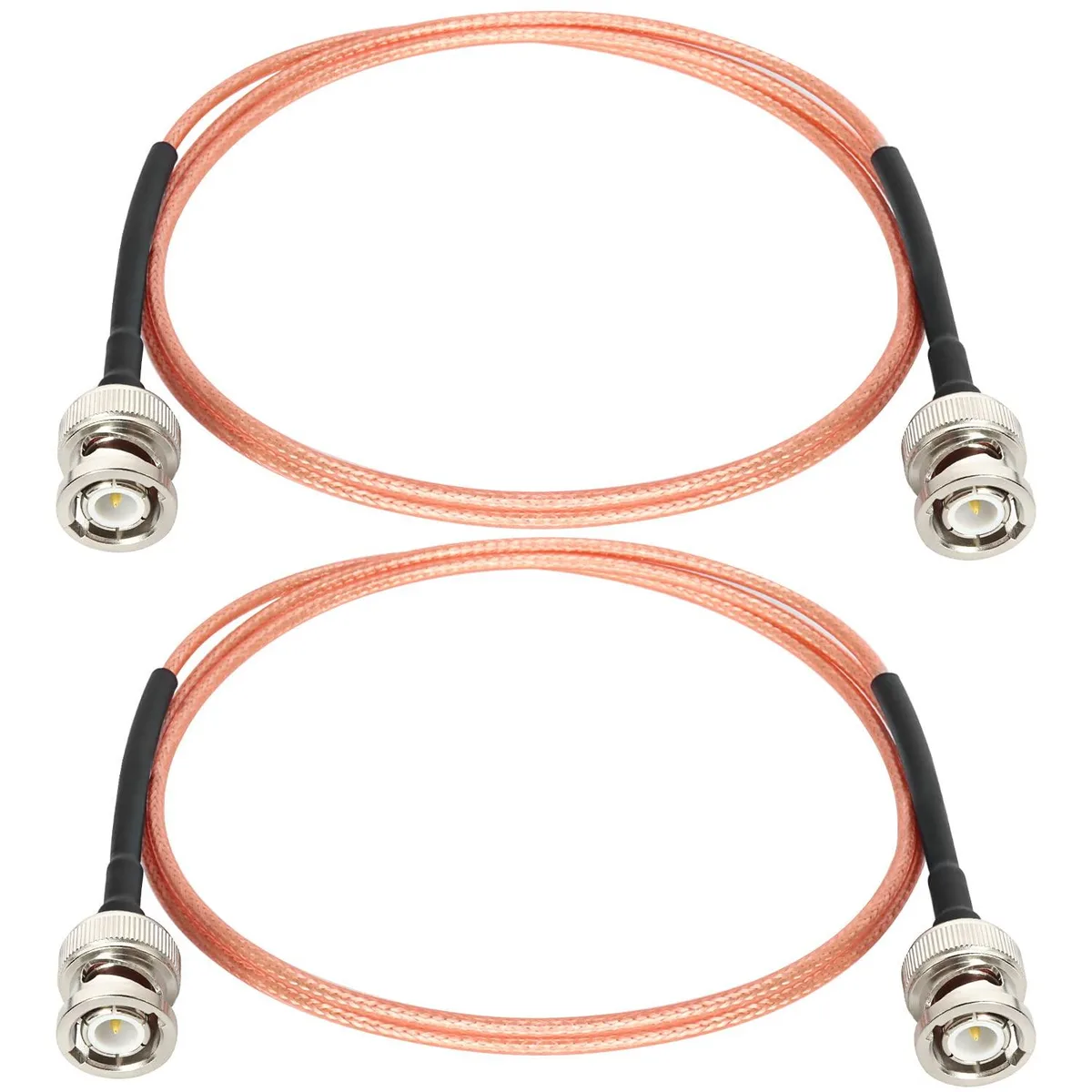  XRDS-RF RG316 BNC Male-to-Male Coaxial Cable 3FT 50 Ohm 2PCS — product photo