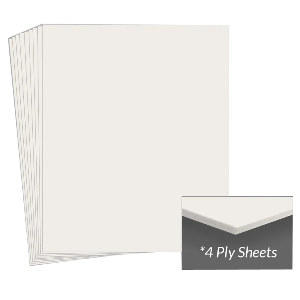 Archival Methods Archival Methods 100% Cotton Museum Board 18x24" 4 Ply Antique White 15 Sheets — product photo