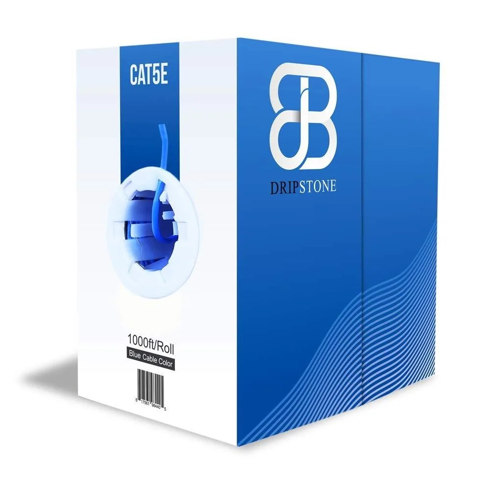Bipra Bipra 2 in 1 accessory 600001 1000ft CAT5e 24AWG CCA Blue — product photo