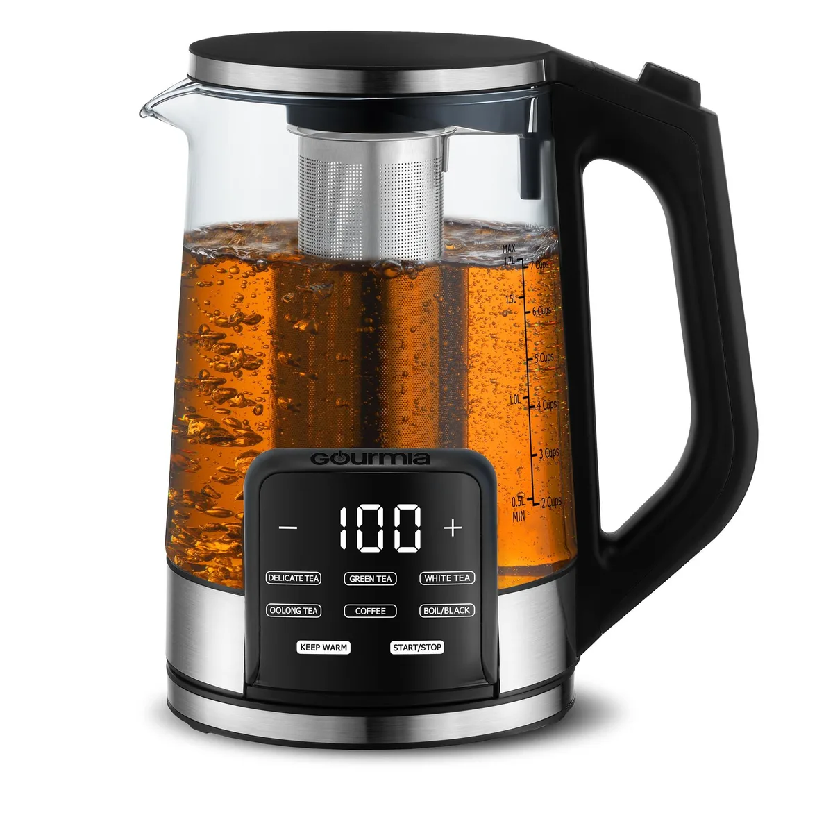  Gourmia Digital Glass Kettle GDK2365 1.7L Black — product photo