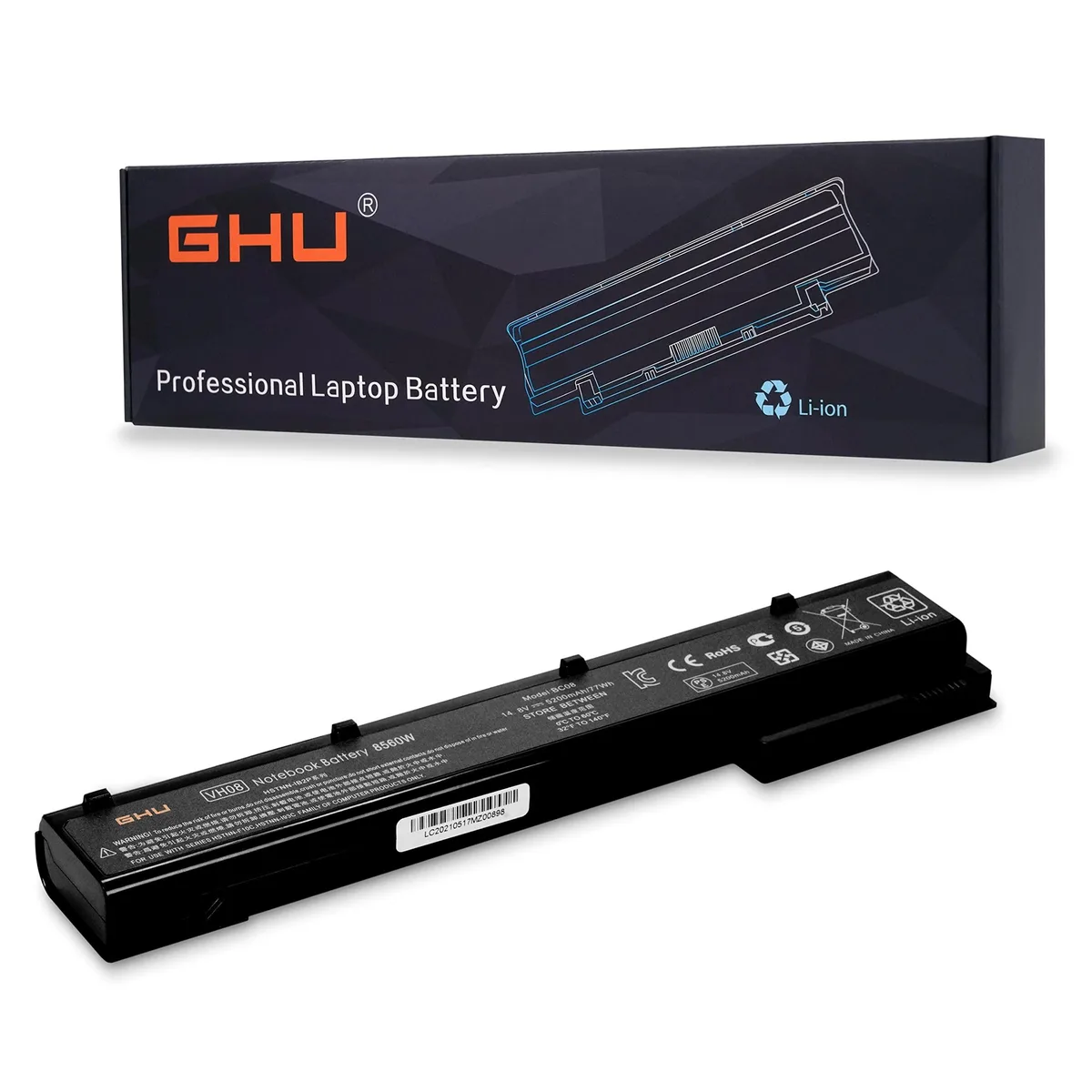 ALSEYE ALSEYE VH08 77Wh 8-cell Battery for HP EliteBook 8560W 8570W 8760W 8770W — product photo