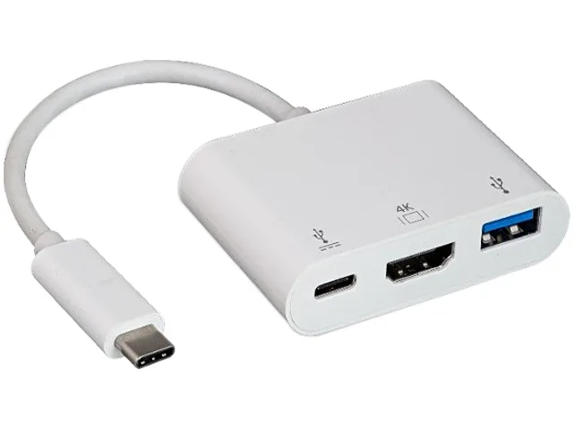 Nippon Labs Nippon Labs 30UC-CHMU3C USB 3.1 Type-C to USB 3.0 Type-A HDMI Type-C hub usb display adapter — product photo