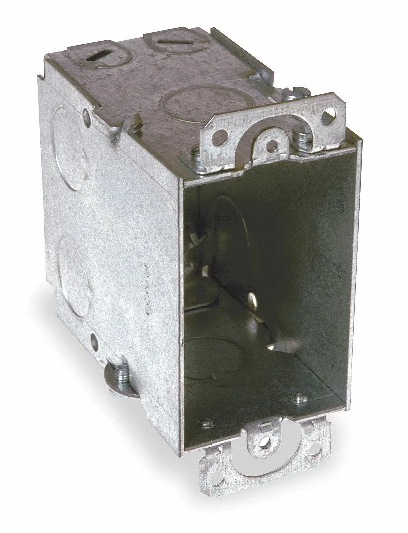 Hubbell Incorporated Hubbell RACO 601 18 cu in Switch Box 1 Gang Galvanized Zinc — product photo