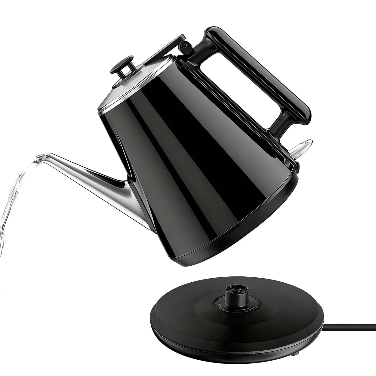  Thermo Pot 900ml 1360W 304 Stainless Steel Black — product photo