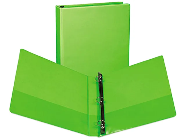 Samsill Samsill U86378 Fashion View Binder Round Ring 1" Lime 2/Pack — product photo