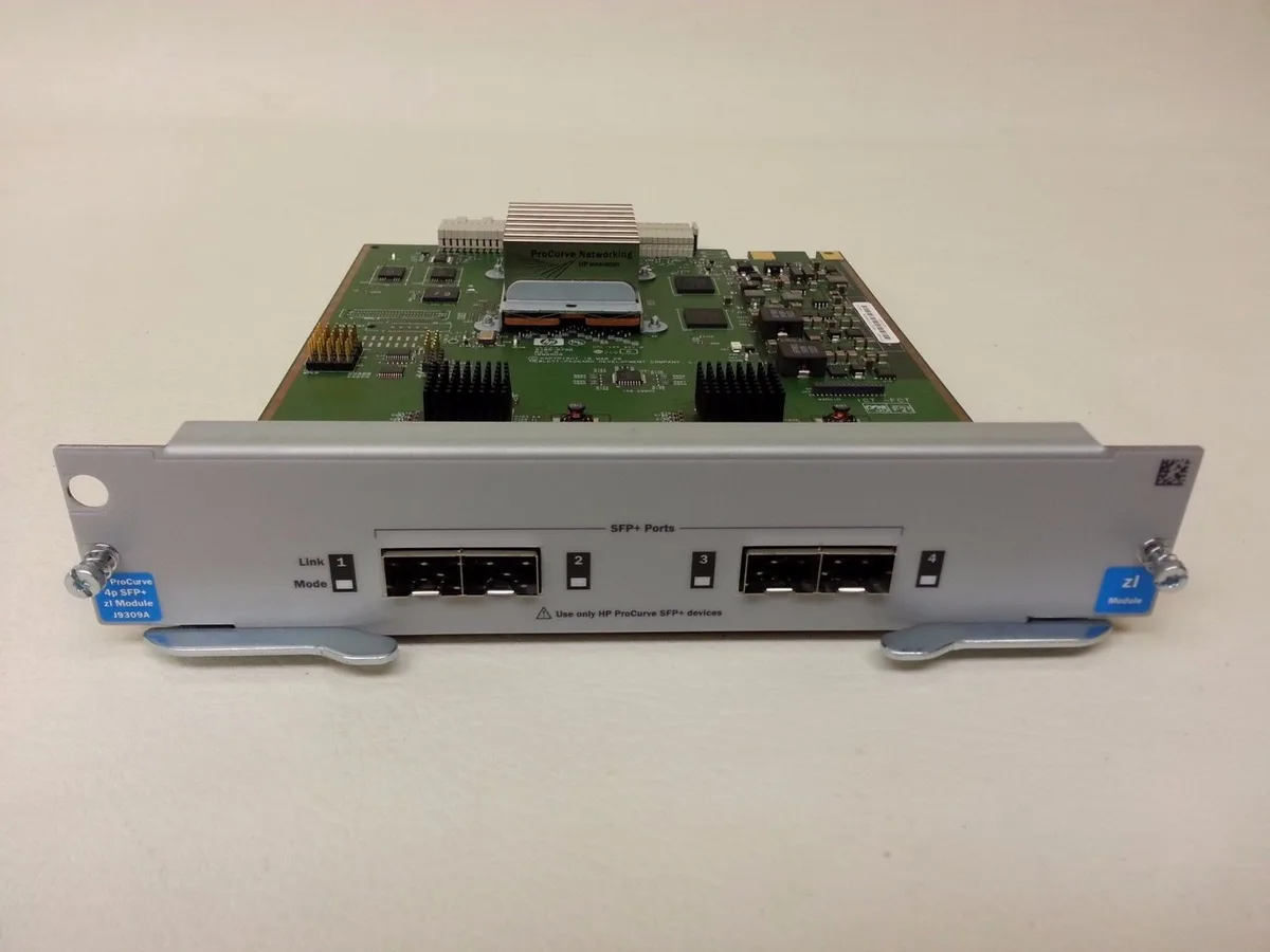 HP HP ProCurve J9309A 4-Port 10GbE SFP+ ZL Module for 5400ZL/8200ZL — product photo