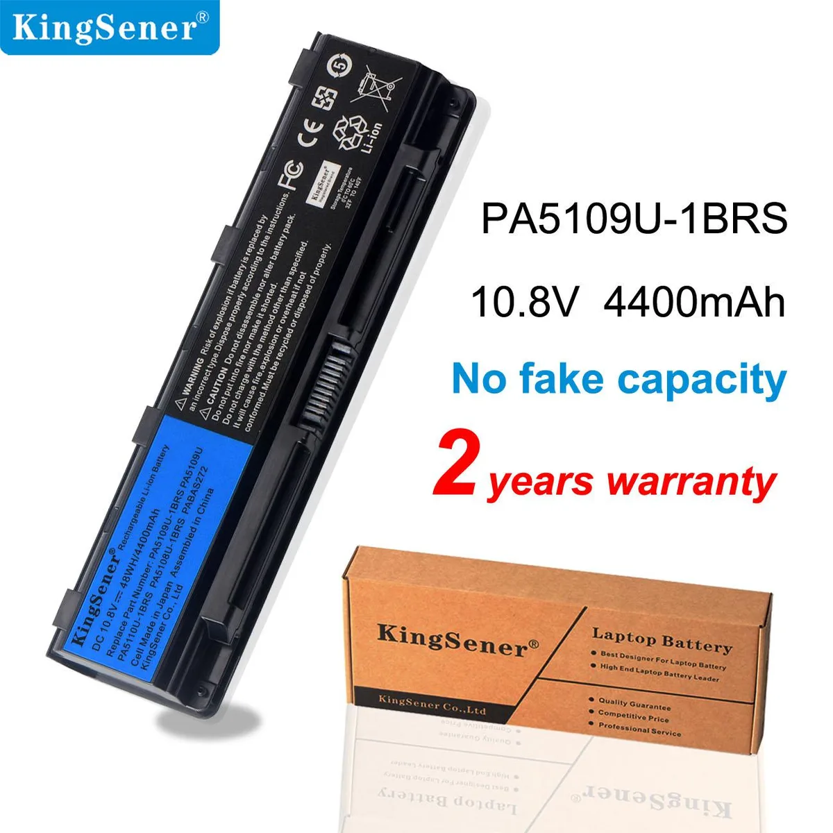 KingSener KingSener PA5109U laptop battery 4400mAh 48WH 10.8V — product photo