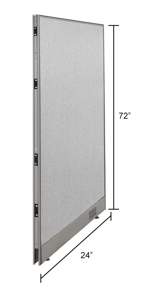 GOF GOF Single Panel Office Partition 24" W x 72" H Fabric — product photo
