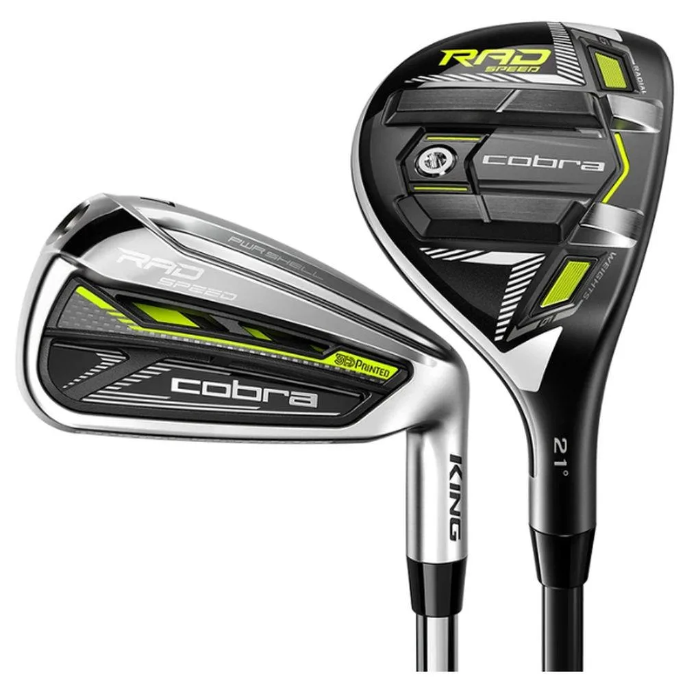 Cobra Golf Cobra King RAD Speed Combo Iron Set Senior Flex Graphite 460 — product photo