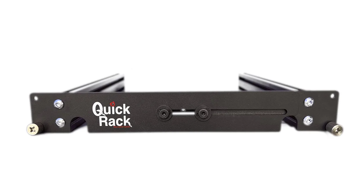 Bipra Bipra Quick Rack 2 in 1 accessory for 19" 10-32 12-14 rails 125lbs — product photo