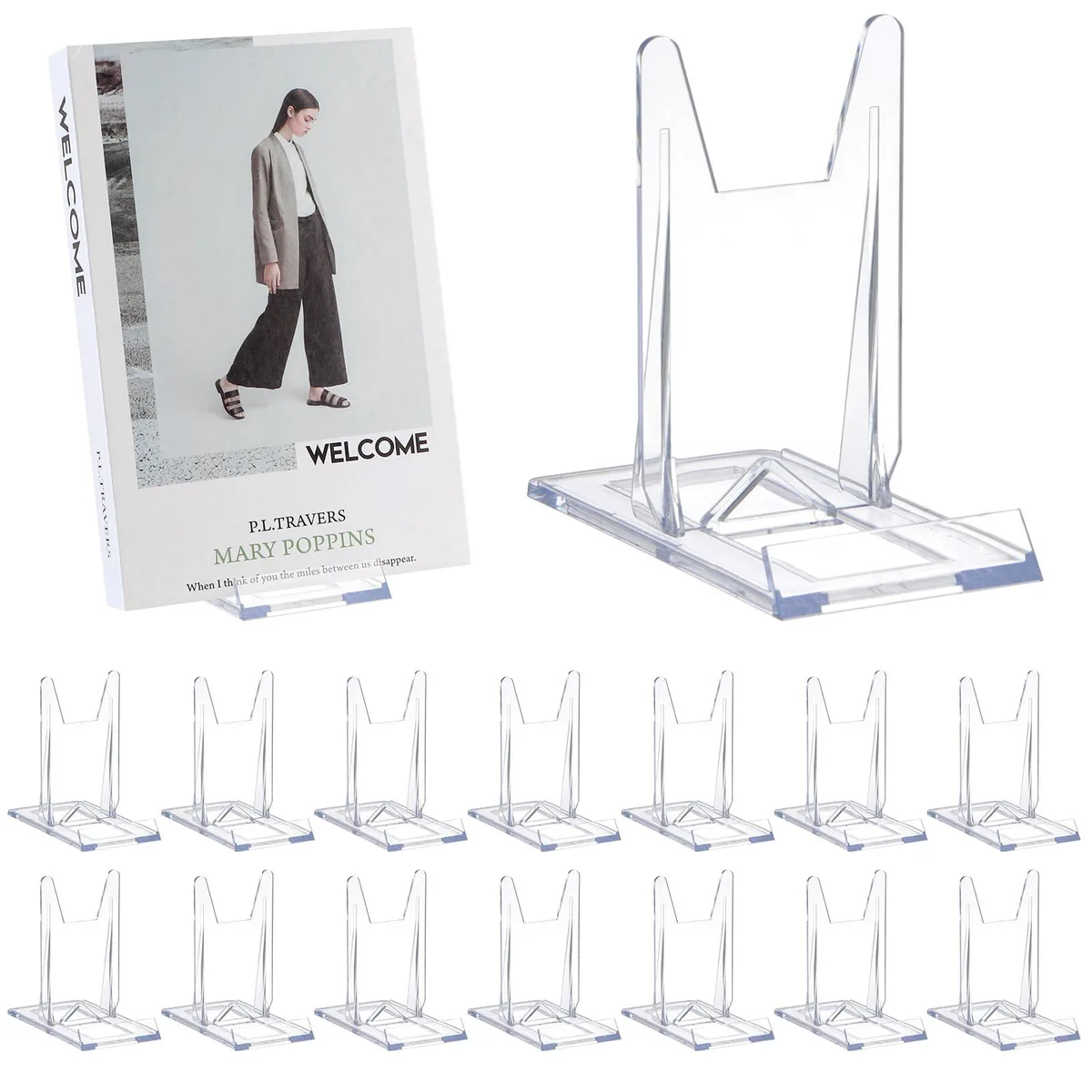  16 Pcs Acrylic Adjustable Easel 3.14 in — product photo