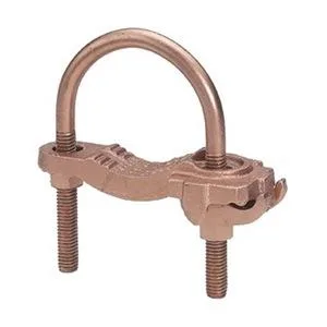 Copper pipe ground clamp, 3.5 inch, UL 467 listed