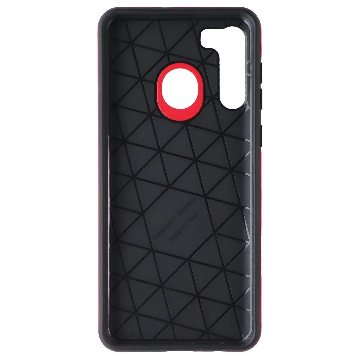 Mybat Mybat Fuse Hybrid Case Samsung Galaxy A21 Red/Black 360° Kickstand — product photo