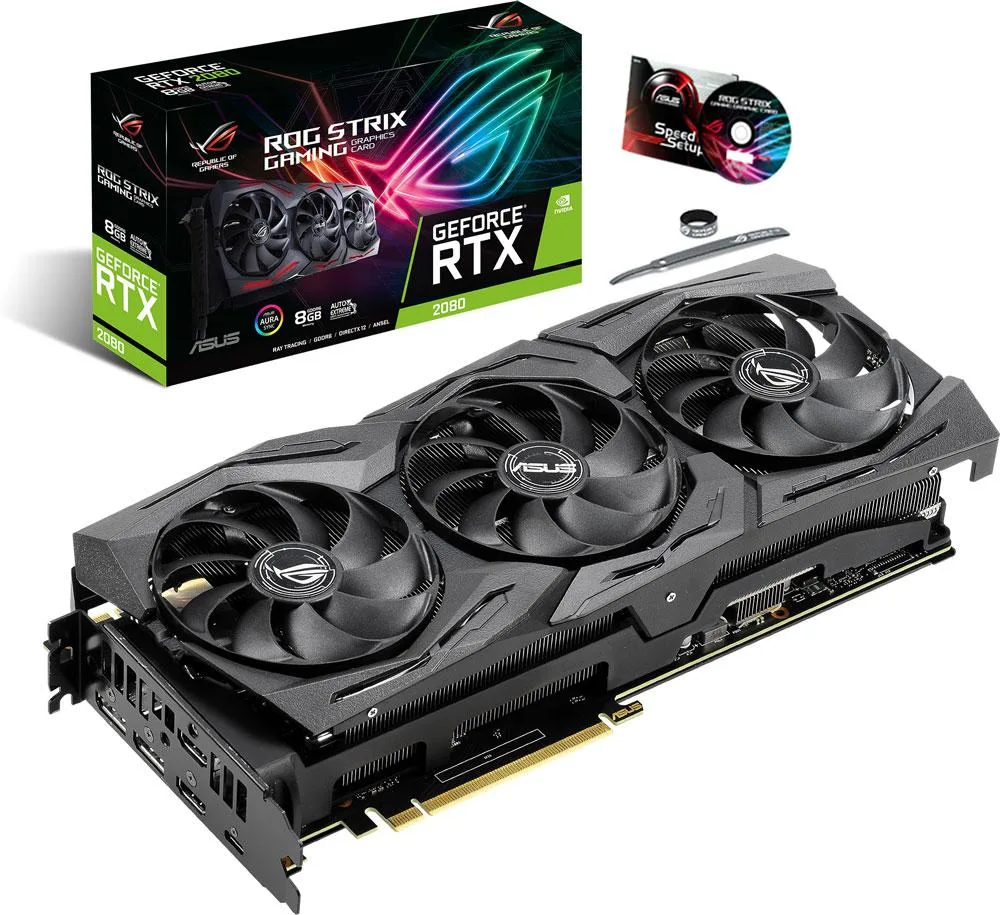 ASUS ASUS ROG STRIX GeForce RTX 2080 SUPER 8GB graphics card — product photo