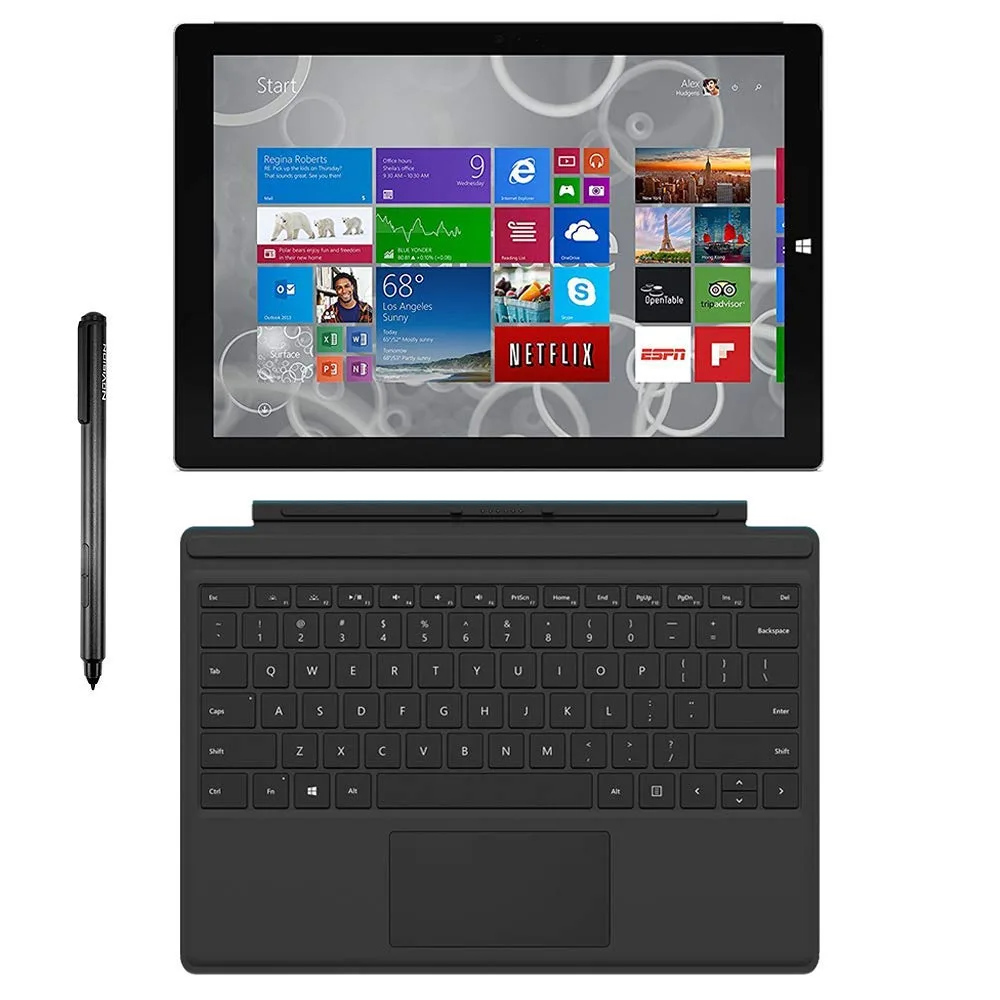 Microsoft Microsoft Surface Pro 3 2-in-1 Laptop 12.3" i5-4300U 8GB 256GB Windows 10 Pro + Type Cover — product photo