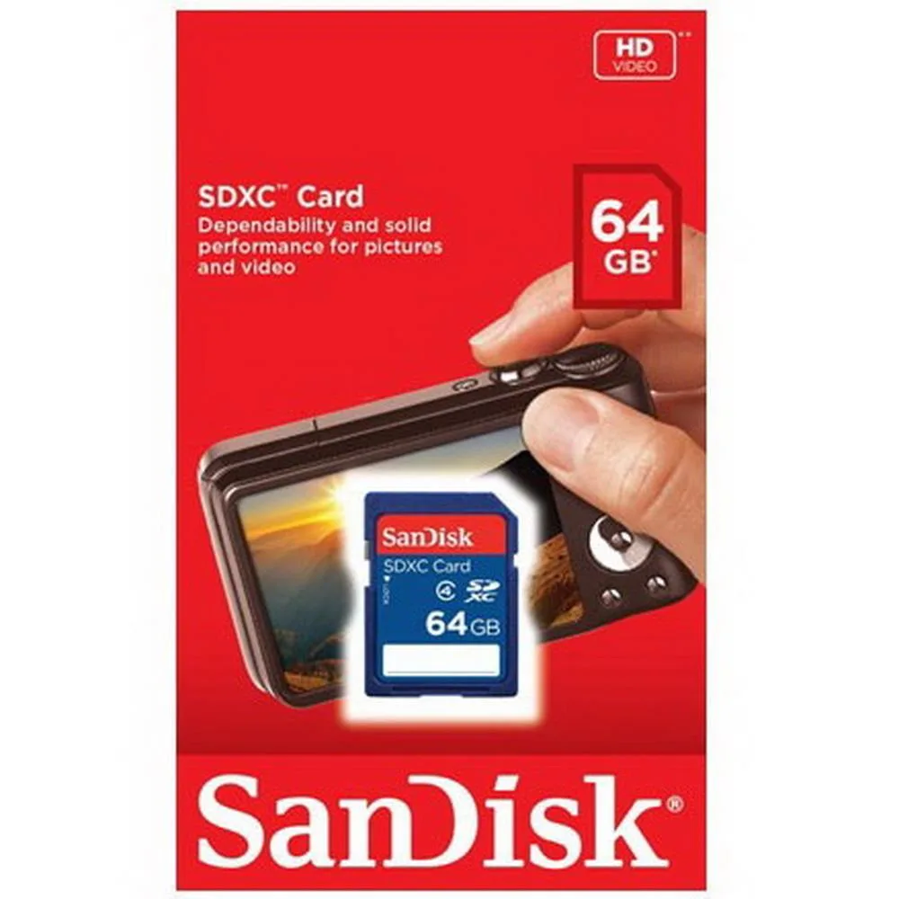 SanDisk SanDisk 64GB Class 4 SDXC Memory Card SDSDB-064G-B35 — product photo