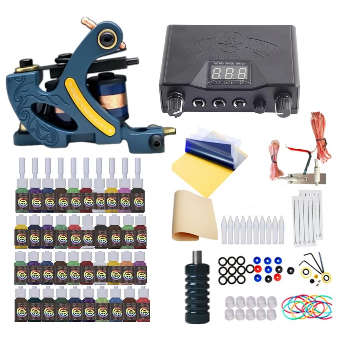 A-1 A-1 Tattoo Kit 40 Colors Complete Set craft painting — product photo