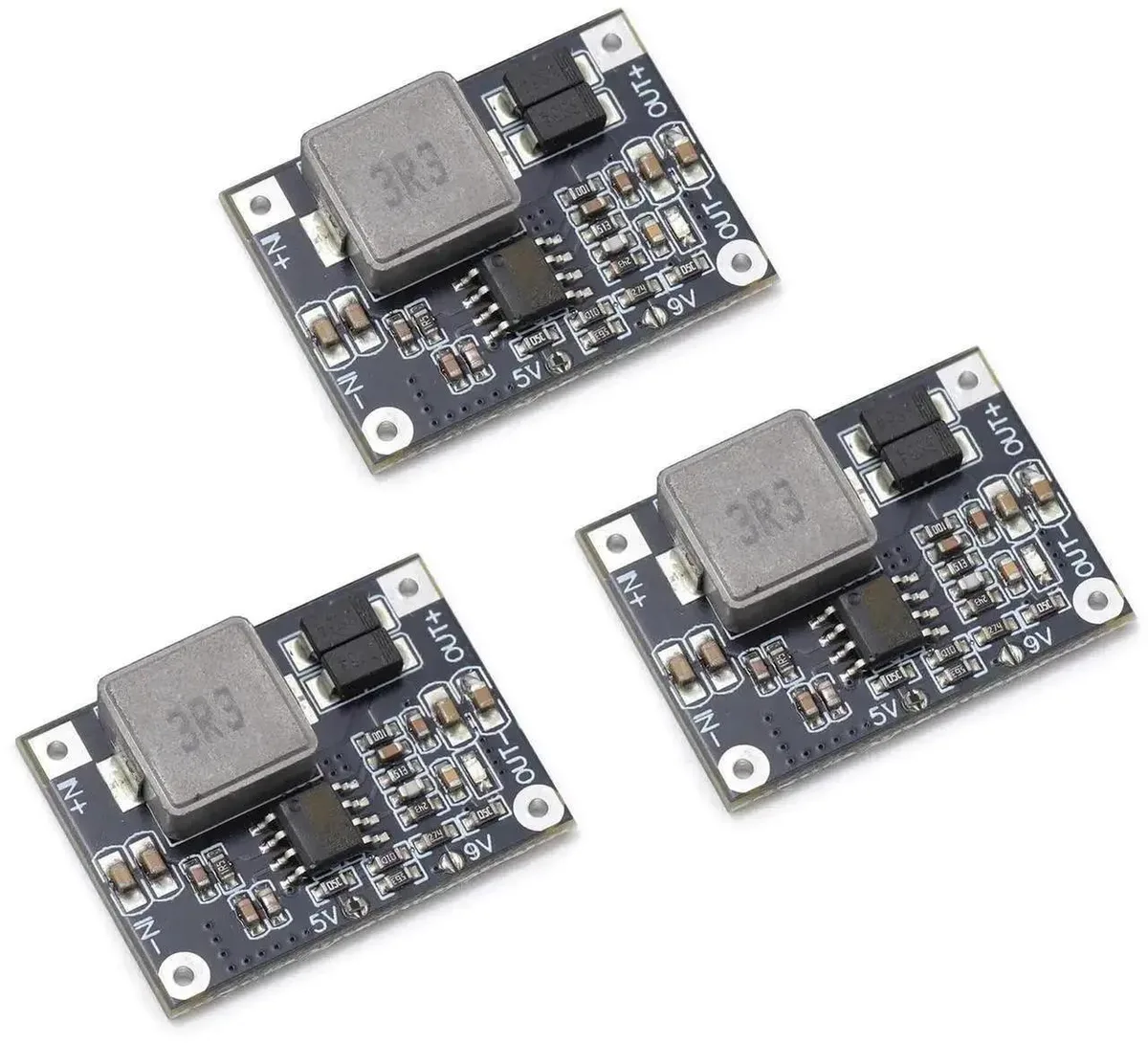 SMUGDESK SMUGDESK 3Pcs DCDC Boost Module 3.2V 3.7V to 5V — product photo