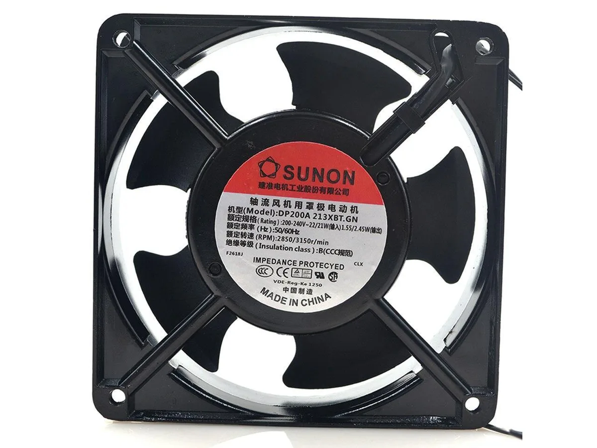 Fans Fans DP200A 2123XBT.GN 12038 120x120x38mm 220V case fan — product photo