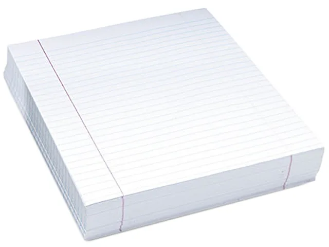 Pacon Pacon 2401 Composition Paper 16 lbs 8-1/2 x 11 White 500 Sheets — product photo