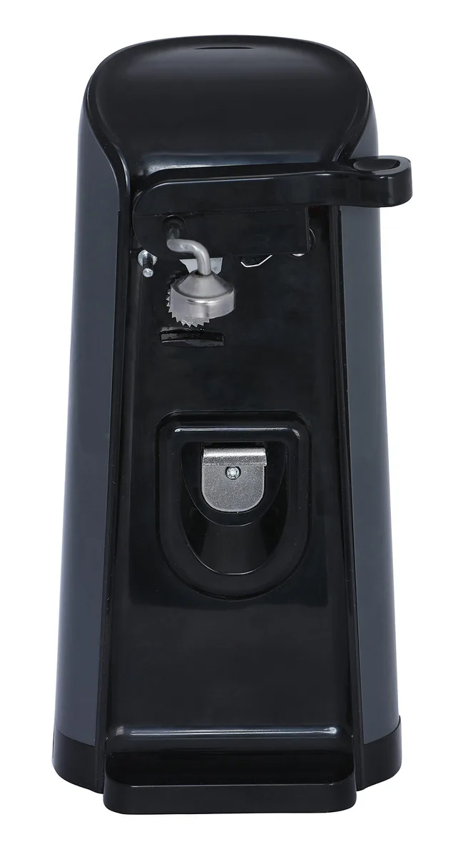 Brentwood J-30B automatic can opener, white and grey, 4.5 by 9.5 inches