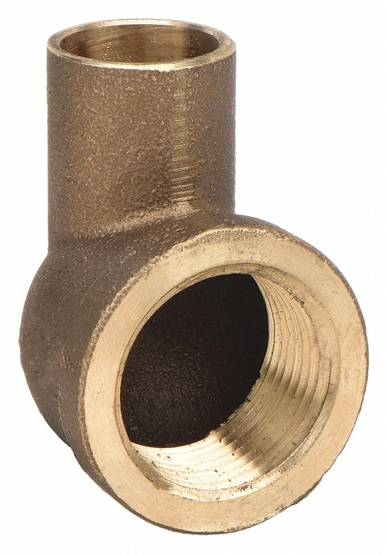 Nibco, Inc. Nibco, Inc. 7073R-LF Reducing Elbow 90 Deg 3/4 x 1/2 in — product photo