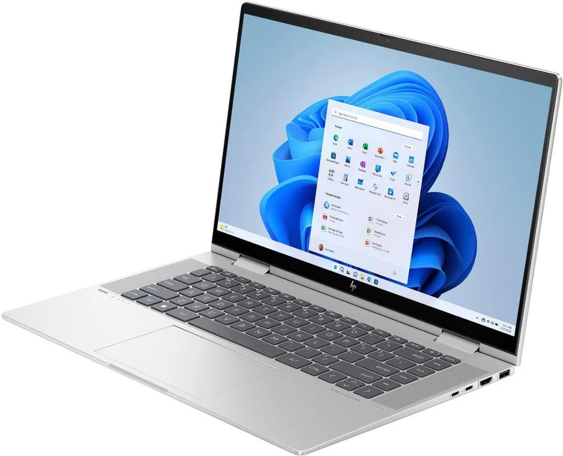 HP HP Envy x360 15.6" 2-in-1 Touch Laptop Core i7 13th Gen 16GB 512GB NVMe Natural Silver — product photo