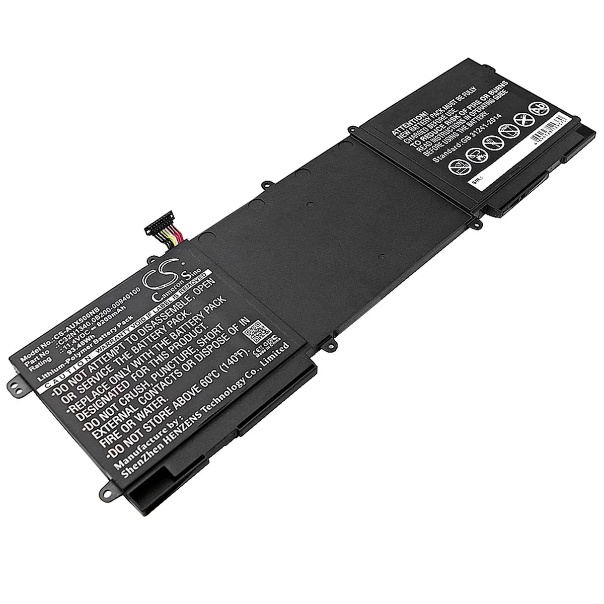 Cameron &amp; Co Cameron &amp; Co DS-CS-AUX500NB laptop battery 11.4V 8200mAh 93.48Wh Li-Polymer Black — product photo