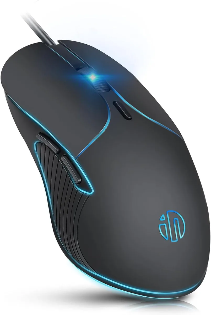 Hitoor Hitoor PB1P Wired Gaming Mouse 3600 DPI 6 Buttons Black — product photo
