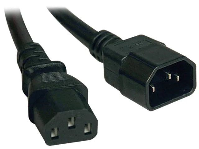 Tripp Lite Tripp Lite P004-002 C14 to C13 computer power adapter cord 2 ft — product photo