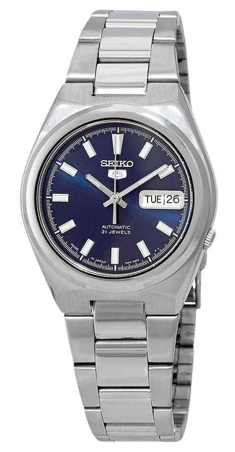Seiko Seiko 5 Automatic SNKC51J1 Blue Dial Stainless Steel Watch — product photo