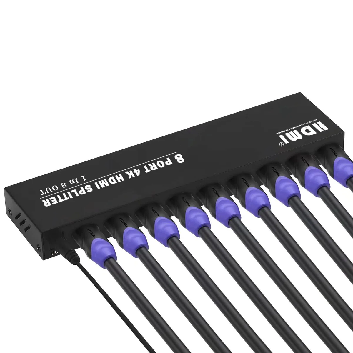WRIARICH WRIARICH 1x8 HDMI Splitter 4K@30Hz 8-Port Powered — product photo