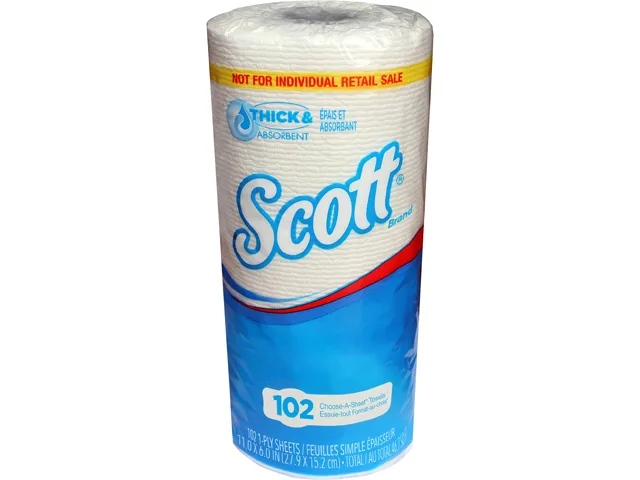 Scott Scott 47031 Kitchen Roll Towels 102 sheets 11 x 6 in — product photo