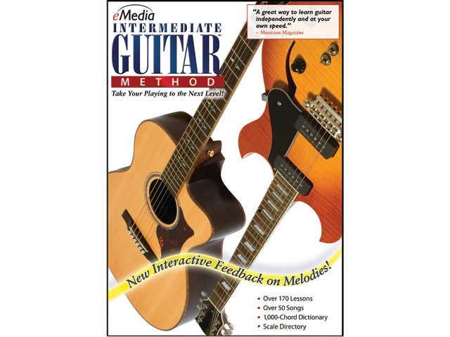 eMedia eMedia EG10112DLM Intermediate Guitar Method Mac Software — product photo