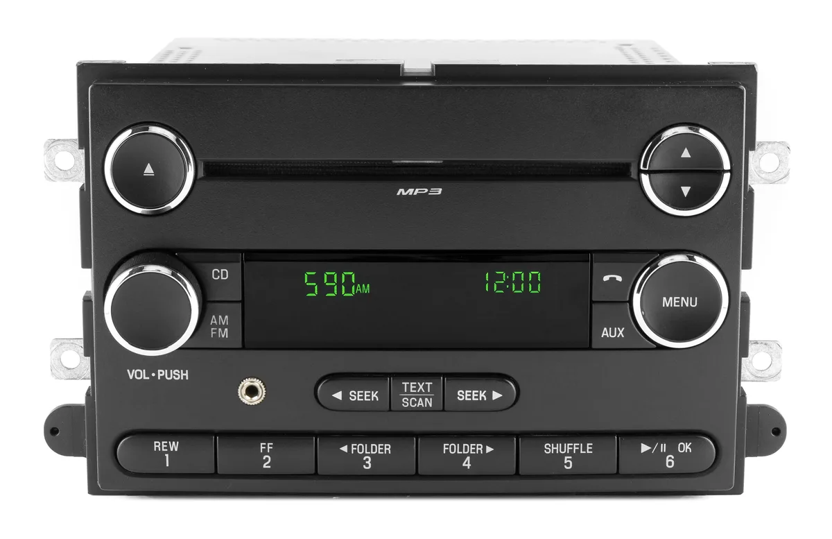 1 Factory Radio 1 Factory Radio 8E5T-18C869-BE receiver AM FM CD Aux 2007-2009 Fusion Milan — product photo