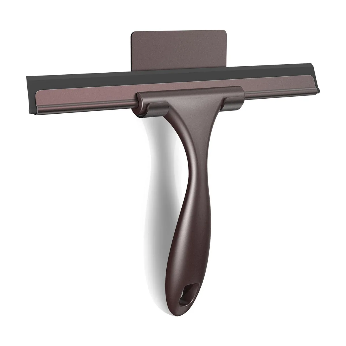 Bronze 10 inch squeegee with stainless steel frame and plastic handle