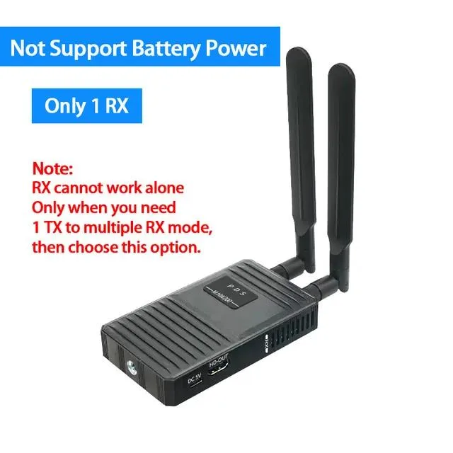 YINGHUA YINGHUA 200M 1080P 5.8G Wireless HDMI Extender Battery — product photo