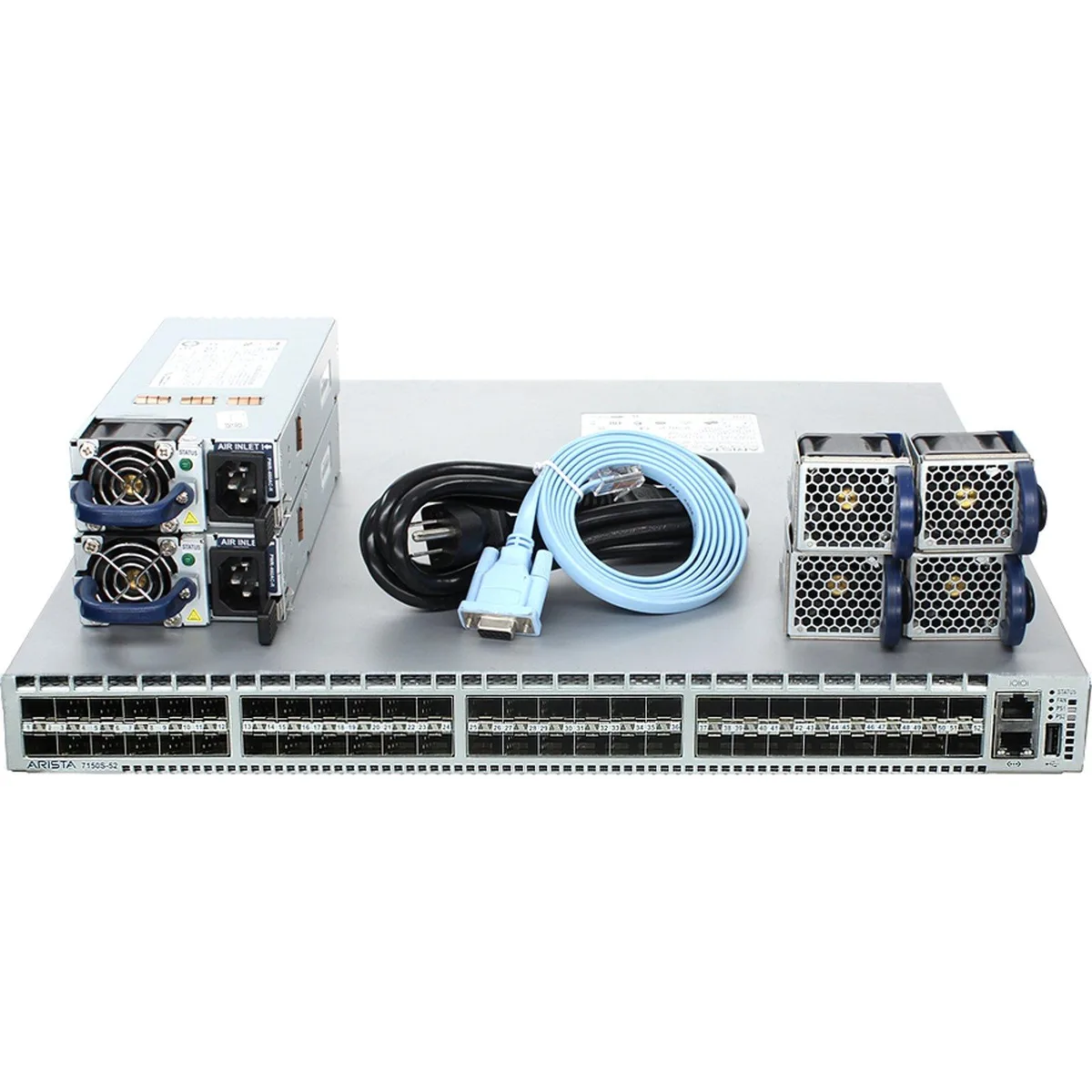 Arista Networks, Inc. Arista Networks, Inc. DCS-7150S-52-R network switch 52×1/10GbE SFP+ 2×460W rear-to-front — product photo