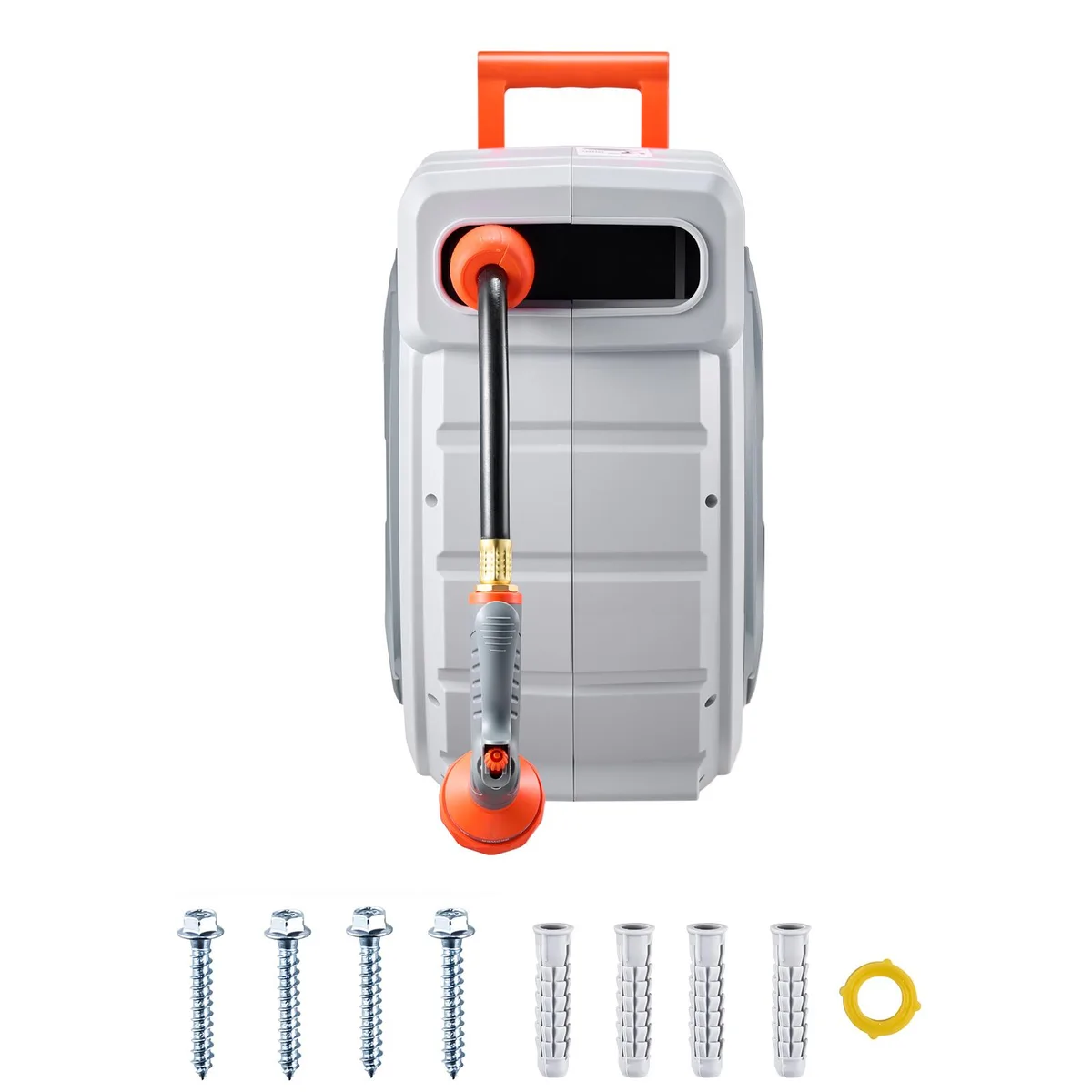 VEVOR VEVOR Retractable Garden Hose Reel 1/2 Inch x 65 ft 180° Swivel Bracket Specialty Appliance — product photo