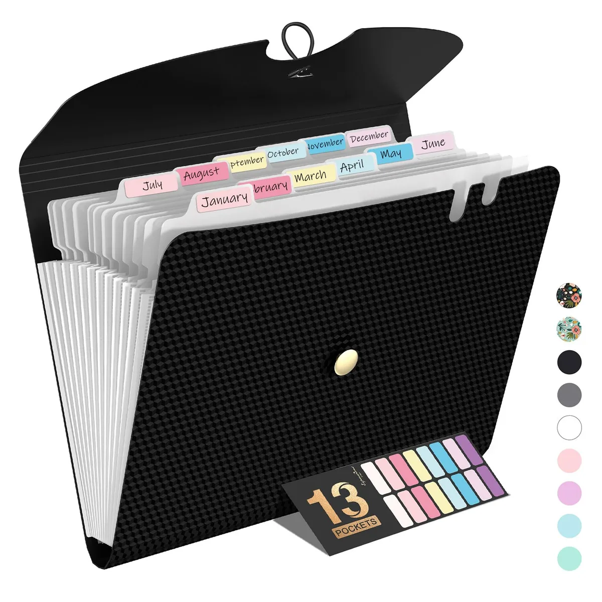  Sooez SZA0117-1201A 13 Pocket Expanding File Folder — product photo
