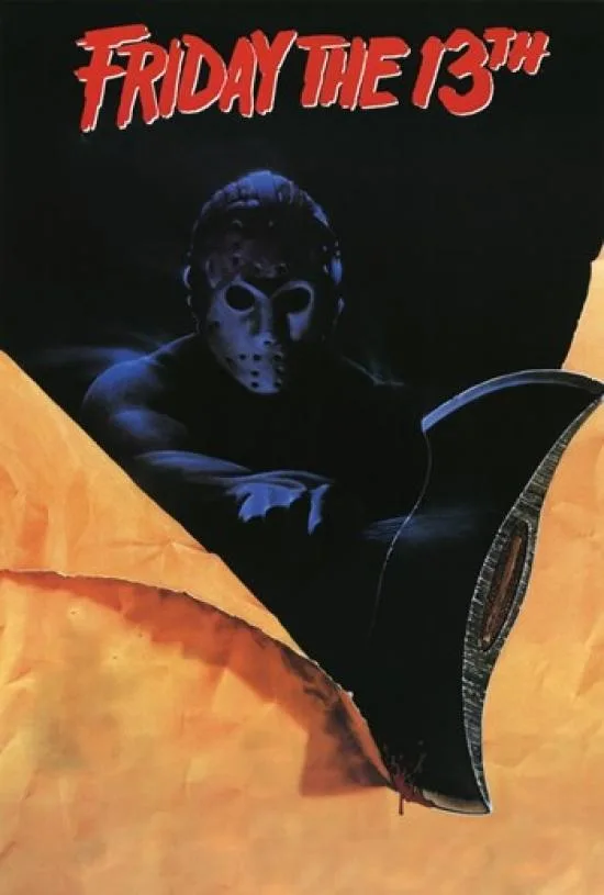 Friday 13th poster print on heavy stock paper, 24 by 36 inches