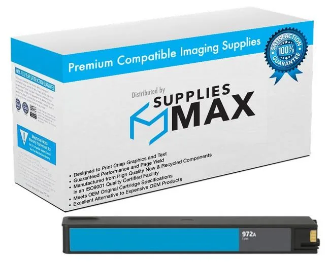 SuppliesMax SuppliesMax HP L0R86AN Cyan Inkjet Cartridge 3000 Pages — product photo