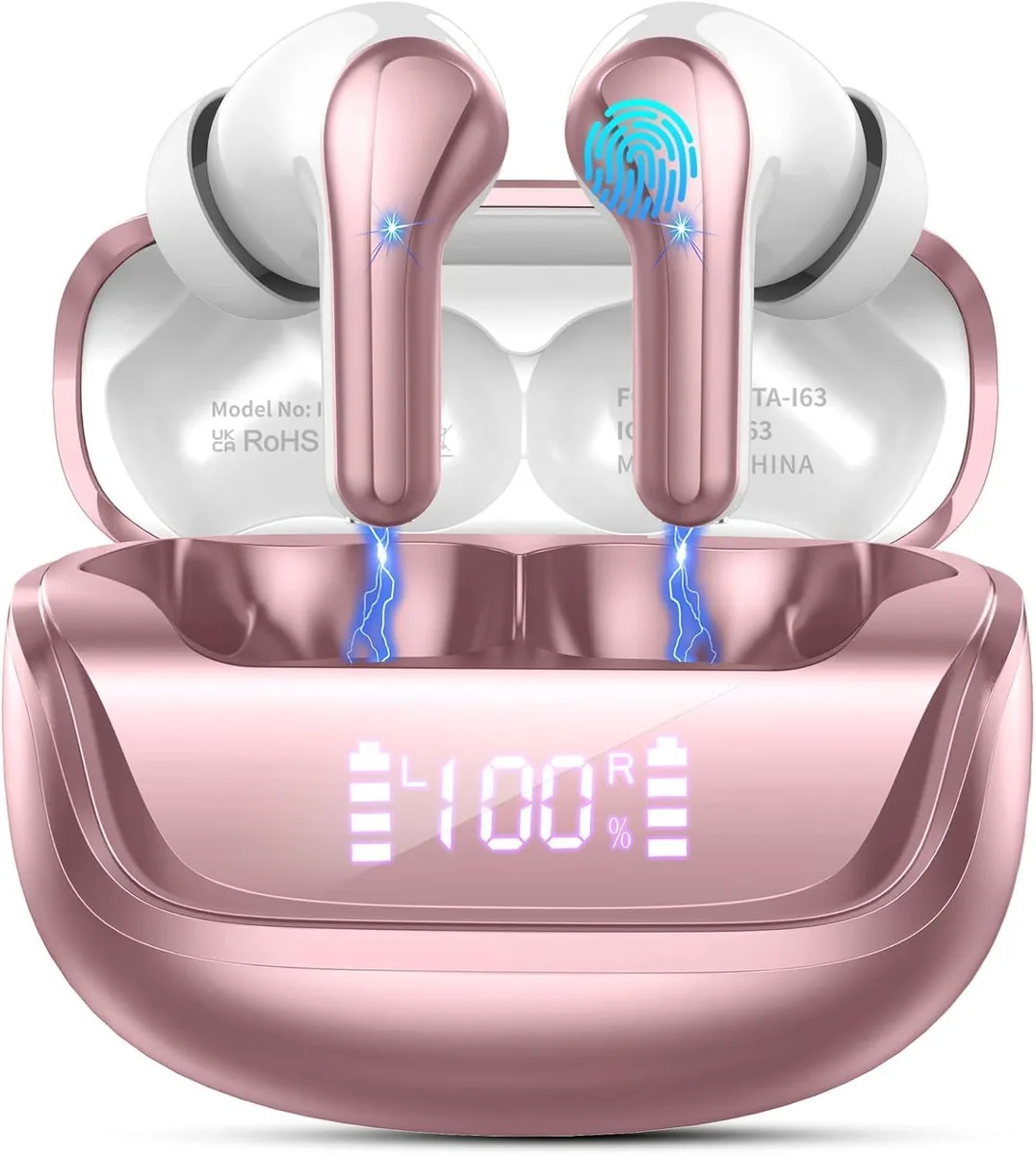 No Sew No Sew I66 Gold Bluetooth 5.4 In-Ear Earbuds 45H — product photo