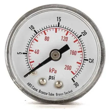 Value Brand Value Brand 0-60 psi 1 1/2 in Dial 1/8 NPT Pressure Gauge — product photo
