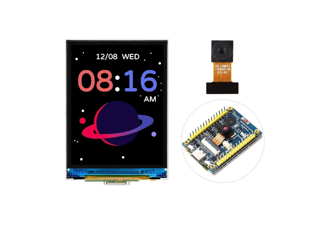 LORDWORLD LORDWORLD ESP32-S3-Touch-LCD-2-C Development Board 240×320 IPS 262K Colour OV5640 Camera — product photo