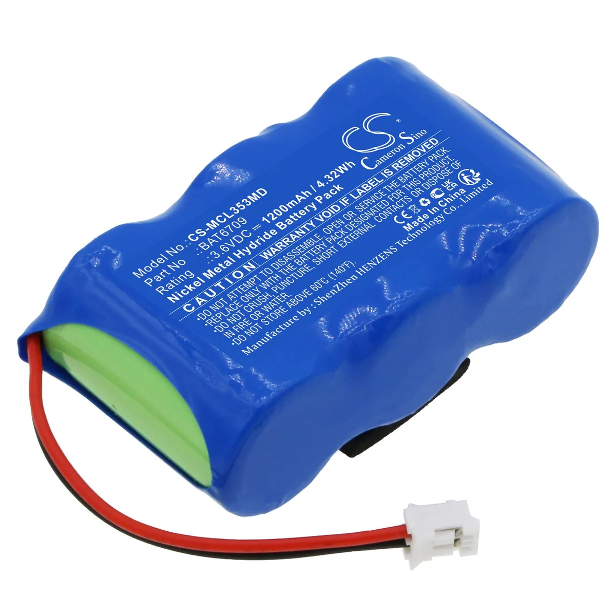 Cameron &amp; Co Cameron &amp; Co DS-CS-MCL353MD Ni-MH battery 3.6V 1200mAh blue — product photo