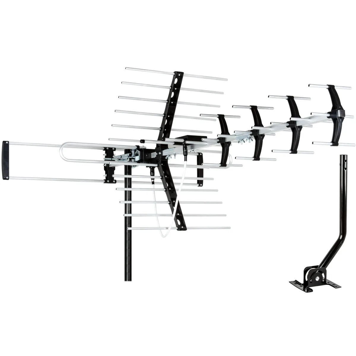Five Star Outdoor HDTV Antenna 200 Mile ATSC 3.0 with Mounting Pole — product photo