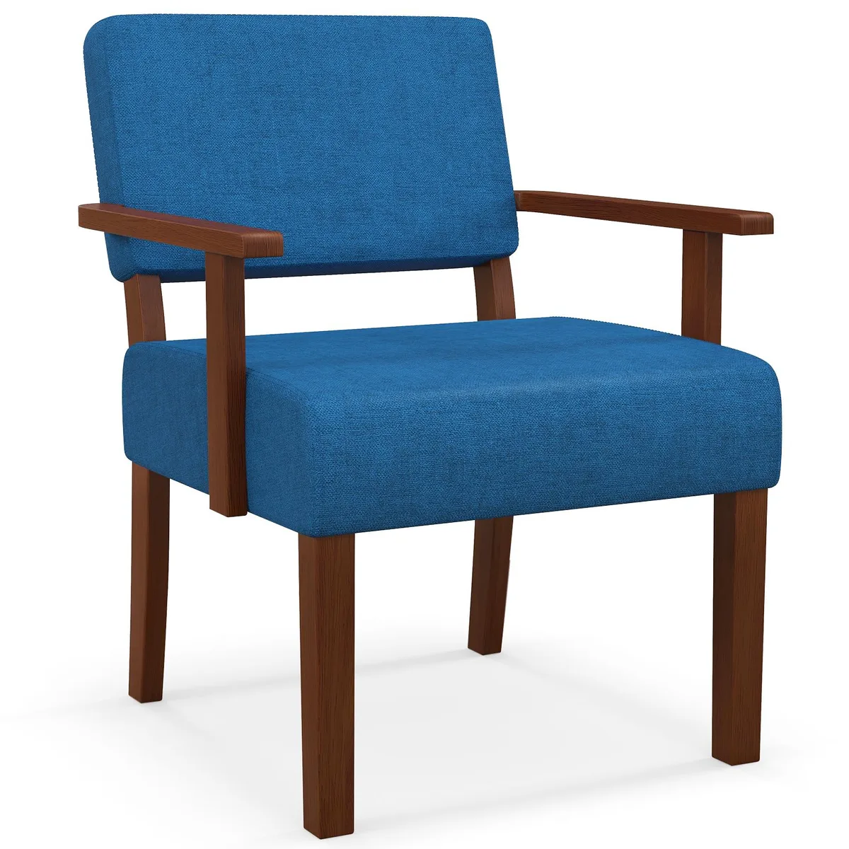 SlickBlue SlickBlue Linen Accent Chair Blue 26.5" x 26" x 33 — product photo