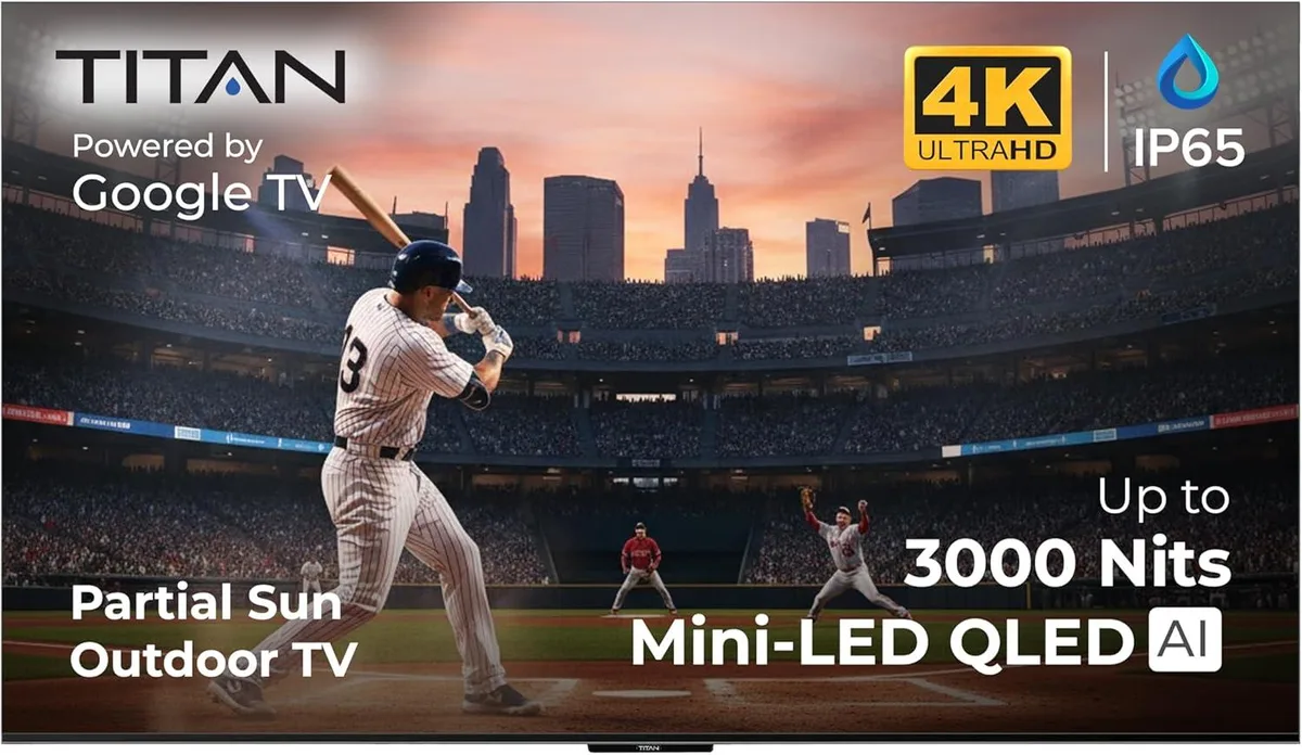 Titan Outdoor TV Titan Outdoor TV G200-QLED-075 75" Mini-QLED 3000 nits 144Hz — product photo