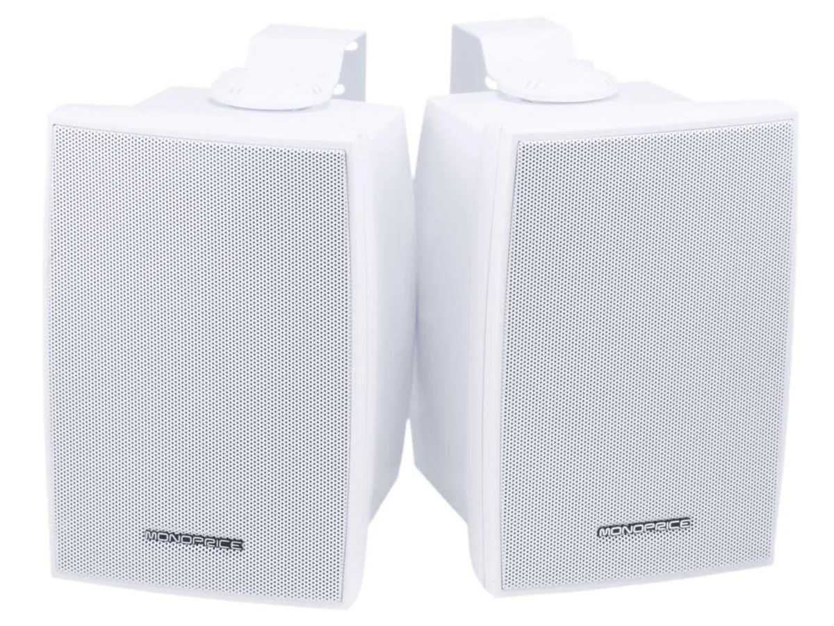 Monoprice Inc. Monoprice 106971 5.25in 2-Way Weatherproof Speaker Pair 40W 80W IP55 — product photo